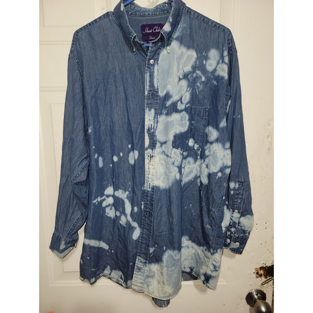 Hunt Club blue jean shirt AA15